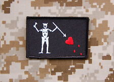 SEAL Team 3 Blackbeard Pirate Flag Morale Patch Edward Teach Revenge ST3 DEVGRU picture