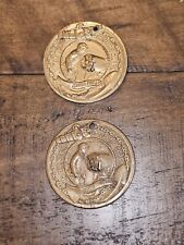 WWII USMC Marine Un-named Good Conduct Medal Planchet Pair L@@K picture