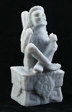 Aztec Xochipilli Death Whistle God of Ecstasy Art & Music White Marble PLA 3D picture