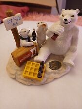 Coca Cola Heritage Collection Authorized 1996 Polar Bear Coke Stand Limited  picture