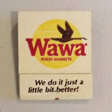 Vintage Pack Of Wawa Food Markets Matches Matchbook Philadelphia Unused NOS picture