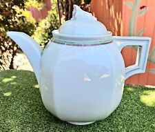 Vintage Coquet Limoges France Teapot FORME LOTUS 'Filets Cloisonnes' picture