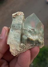 Chloride inclusion quartz cluster crystals from Himalayas # B 438 picture