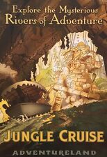 Jungle Cruise Rivers of Adventure Print Poster Disney Adventureland Skipper Art picture