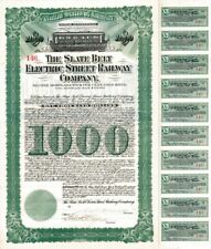 Slate Belt Electric Street Railway - Bond ($1000 Green) picture