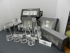 Oleg Cassini Crystal Comb Lot Candlesticks & Napkin Holders Simply Like the Best picture
