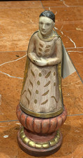 R SHIPMAN 1999 ST EDWARD HAND CAST PAINTED 11" STATUE PATRON DIFFICULT MARRIAGE picture