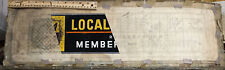Vintage 1960 Advertising Sample CWA Local 1365 Communications Workers of America picture