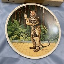 Vintage Knowles Wizard of OZ Cowardly Lion “If I Were King” Collector Plate 1978 picture