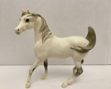 Vintage Breyer Horse #411 Prancing Arabian Stallion Flea-bitten Grey Sham 1988 picture