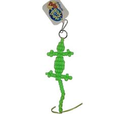 Vintage 1998 Westrim Crafts  Baby Bead Buddies Ricky the Gecko Keychain NOS picture
