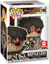 Funko Pop Attack On Titan Battle Levi (Bloody) Figure (AE Exclusive) In Hand picture