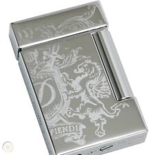 S.T. DUPONT LIGNE 8 DRAGON LIGHTER, CHROME BLAZON, 25115 (025115), NEW IN BOX picture
