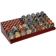 ASmileIndeep American Flag Military Challenge Coin Display Holder,6 Rows picture