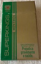 Vintage Superkings Menthol Cigarette Cigarettes Cigarette Paper Box Empty picture