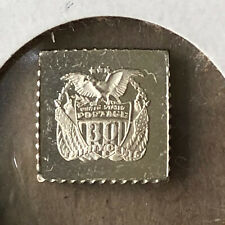 1869 United States Postage 30 Cents Proof Sterling Silver Stamp Ingot picture