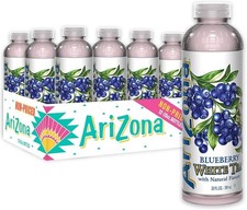 AriZona Blueberry White Tea Bottle, 20 Fl Oz (Pack of 24) picture