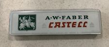 A.W. Faber Castell H Drawing Pencils 12 pack w/Tin Metal Case - New picture