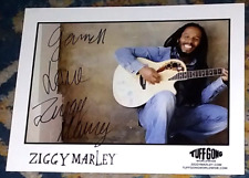 ZIGGY MARLEY Color 8x10 Tuffgong Worldwide PROMO PHOTO/ Signed by Ziggy picture