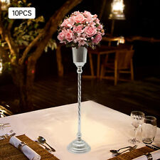 10pcs Vase Wedding Flower Stand Centerpieces Party Trumpet Event Decor Vase Rack picture