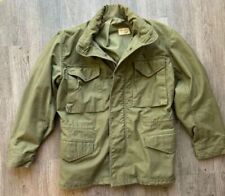 Vtg U.S. Military M-65 Field Coat Jacket With Hood 8405-782-2936 Small Short picture