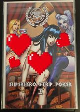 Faros Lounge: Superhero Strip Poker -Emma Frost Harley Quinn Vampirella Cosplay picture