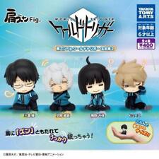 World Trigger Shoulder Zun Fig. Mascot Capsule Toy Figure Complete Set of 4 New picture