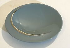 Vintage Lenox Soap Dish Blue Gray Oval with Silver Stripe Contemporary Style picture