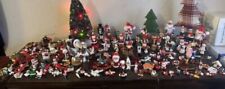 Huge Lot 196 Vintage Wooden Christmas Ornaments Santa Nutcracker Clown Elf Toys picture