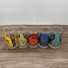 Roerig Pfizer Pharmaceutical Promo Glasses VTG MCM 1960's Only 5 Available picture