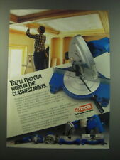 1988 Ryobi Miter Saws Ad - You'll find our work in the classiest joints picture
