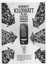1961 Henney Kilowatt Electric Car Original Print Ad picture