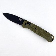 Benchmade 535 Bugout Knife Green CF-Elite Handle CPM-S30V Blade Folding Knife picture