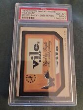1973 Topps Wacky Packages Series 2, Vile Soap White Back PSA 8 (Miscut) picture