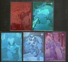 1992 Marvel Universe Series 3 - Holograms - Complete Set of 5 Mid-Grade lot picture