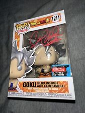 Funko Pop DBS Goku Ultra Instinct #1211 Signed by Sean Schemmel PSA DNA picture