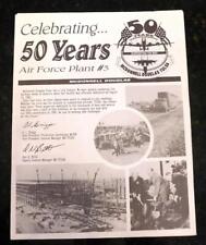 Original McDonnell Douglas Tulsa 50 Years Newsletter Air Force Plant #3 picture