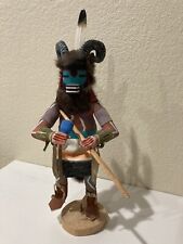 Handmade Native American Kachina Doll Spear Signed ? picture