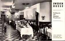 Postcard Interior of Sweden House Restaurant in Chicago, Illinois~2465 picture