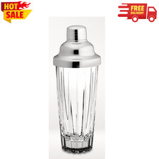 🔥Hot Williams Sonoma Dorset Crystal Cocktail Shaker, Hand-Cut Fluting ⚡ picture