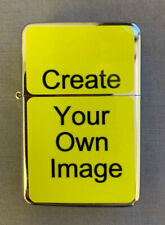 Custom Create Your Own Image Flip Top Oil Lighter Windproof picture