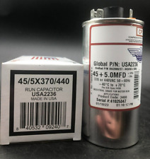 AmRad USA2236 CPT Round Motor Run Capacitor 45+5 MFD 370 or 440VAC 50-60Hz picture