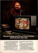 VINTAGE 1981 SONY TV TELEVISION PRINT AD picture