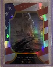 2023 PIECES OF THE PAST APOLLO 11 MOON LANDING 36/45 FLAG MIRROR REFRACTOR picture