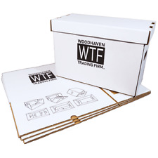 WTF BRAND Short Comic Storage Box | White | Holds 150-175 Comics | 3-Pack picture