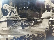 Wreath on the steps of Felderrenhalle Munich Germany 1923 Postcard picture