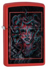 Zippo Medusa Red Matte Windproof Pocket Lighter, 233-081186 picture