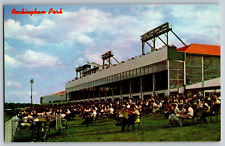 Salem, NH New Hampshire - Grandstand and Club House - Vintage Postcard picture