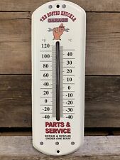 The Busted Knuckle Garage, Parts & Service, Tin Thermometer picture