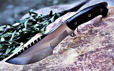 CUSTOM HANDMADE D2 TOOL STEEL G-10 MICARTA TRACKER HUNTING BOWIE KNIFE SURVIVAL picture